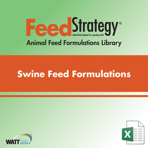 Swine Feed Formulations